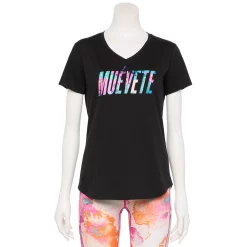 Women's Tek Gear® Essential Short Sleeve Graphic Tee -Casual Wear Hub 2631893 Muevete Graphic