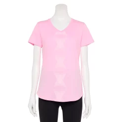 Women's Tek Gear® Essential Short Sleeve Graphic Tee -Casual Wear Hub 2631893 Rose Geometric