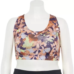 Plus Size Tek Gear® Racerback Low-Impact Sports Bra 52 Plus Size Tek Gear® Racerback Low-Impact Sports Bra -Casual Wear Hub 2750546 Abstract Print
