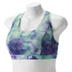 Plus Size Tek Gear® Racerback Low-Impact Sports Bra 73 Plus Size Tek Gear® Racerback Low-Impact Sports Bra -Casual Wear Hub 2750546 Blue Tie Dye