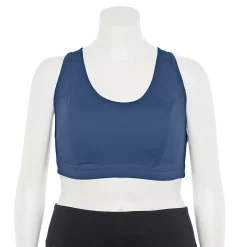 Plus Size Tek Gear® Racerback Low-Impact Sports Bra 60 Plus Size Tek Gear® Racerback Low-Impact Sports Bra -Casual Wear Hub 2750546 Finley Blue