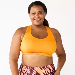 Plus Size Tek Gear® Racerback Low-Impact Sports Bra 69 Plus Size Tek Gear® Racerback Low-Impact Sports Bra -Casual Wear Hub 2750546 Gypsy Gold