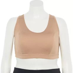 Plus Size Tek Gear® Racerback Low-Impact Sports Bra 49 Plus Size Tek Gear® Racerback Low-Impact Sports Bra -Casual Wear Hub 2750546 Mini Latte