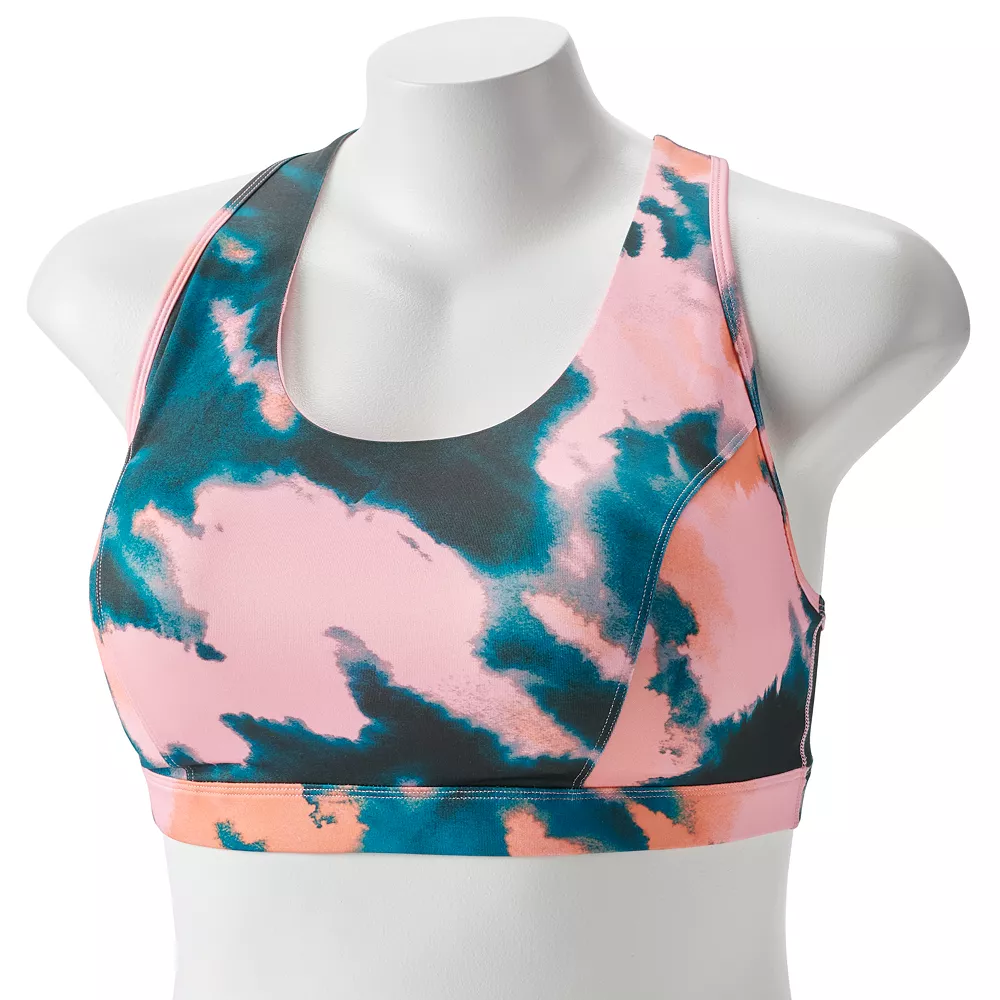 Plus Size Tek Gear® Racerback Low-Impact Sports Bra 1 Plus Size Tek Gear® Racerback Low-Impact Sports Bra