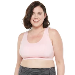 Plus Size Tek Gear® Racerback Low-Impact Sports Bra 44 Plus Size Tek Gear® Racerback Low-Impact Sports Bra -Casual Wear Hub 2750546 Pink Layer