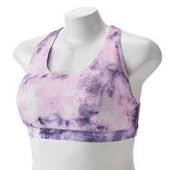 Plus Size Tek Gear® Racerback Low-Impact Sports Bra 59 Plus Size Tek Gear® Racerback Low-Impact Sports Bra -Casual Wear Hub 2750546 Purple Tie Dye
