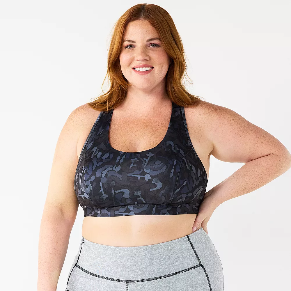 Plus Size Tek Gear® Racerback Low-Impact Sports Bra 24 Plus Size Tek Gear® Racerback Low-Impact Sports Bra - Image 24