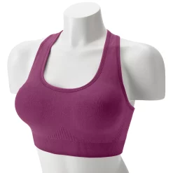 Tek Gear® Seamless Low-Impact Sports Bra -Casual Wear Hub 2976589 Ravishing Orchid