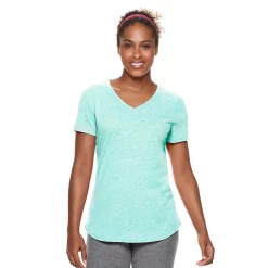 Women's Tek Gear® Essential Short Sleeve Tee -Casual Wear Hub 3090387 Aqua Crystal