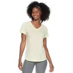 Women's Tek Gear® Essential Short Sleeve Tee -Casual Wear Hub 3090387 Easy Yellow