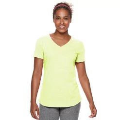 Women's Tek Gear® Essential Short Sleeve Tee -Casual Wear Hub 3090387 Green Romantica