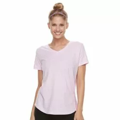 Women's Tek Gear® Essential Short Sleeve Tee -Casual Wear Hub 3090387 Hush Lavender