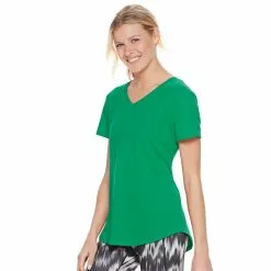 Women's Tek Gear® Essential Short Sleeve Tee -Casual Wear Hub 3090387 Monet Green
