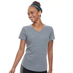 Women's Tek Gear® Essential Short Sleeve Tee -Casual Wear Hub 3090387 Navy Romance Heather