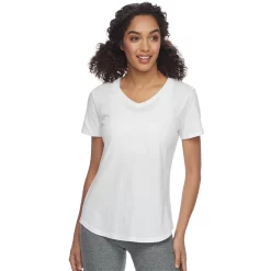 Women's Tek Gear® Essential Short Sleeve Tee -Casual Wear Hub 3090387 New White
