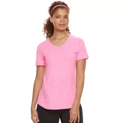 Women's Tek Gear® Essential Short Sleeve Tee -Casual Wear Hub 3090387 Punchy Pink