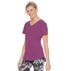 Women's Tek Gear® Essential Short Sleeve Tee -Casual Wear Hub 3090387 Ravishing Orchid