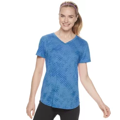 Women's Tek Gear® Essential Burnout Tee -Casual Wear Hub 3090912 Burnout Baby Blue