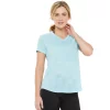Women's Tek Gear® Essential Burnout Tee 46 Women's Tek Gear® Essential Burnout Tee -Casual Wear Hub 3090912 Light Blue
