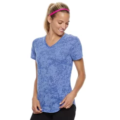 Women's Tek Gear® Essential Burnout Tee -Casual Wear Hub 3090912 Marble Blue