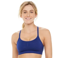 Tek Gear® Seamless Low-Impact Sports Bra 24 Tek Gear® Seamless Low-Impact Sports Bra -Casual Wear Hub 3280289 Chandler Navy