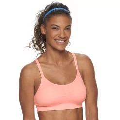 Tek Gear® Seamless Low-Impact Sports Bra 42 Tek Gear® Seamless Low-Impact Sports Bra -Casual Wear Hub 3280289 Delightful Peach