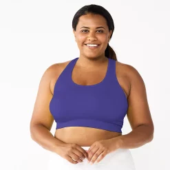 Plus Size Tek Gear® Seamless Low-Impact Sports Bra 38 Plus Size Tek Gear® Seamless Low-Impact Sports Bra -Casual Wear Hub 3548821 Ava Lavender