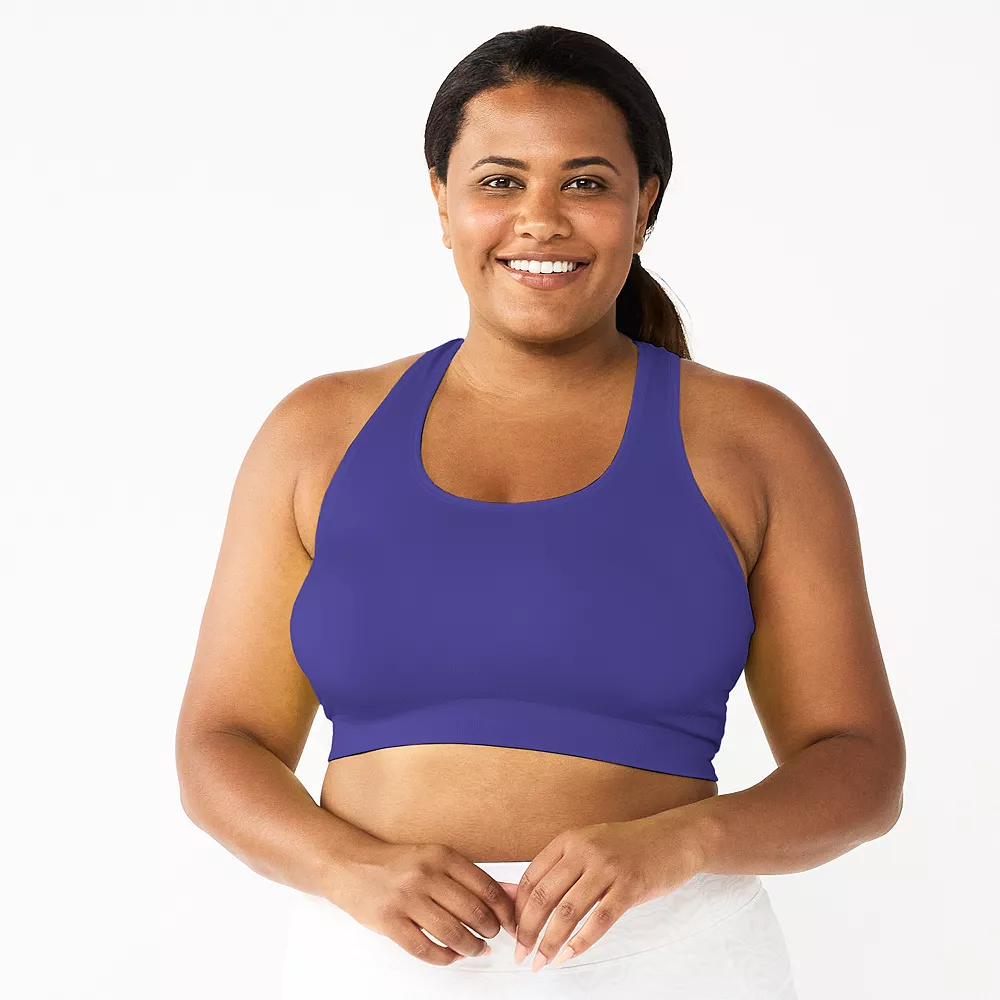 Plus Size Tek Gear® Seamless Low-Impact Sports Bra 16 Plus Size Tek Gear® Seamless Low-Impact Sports Bra - Image 16