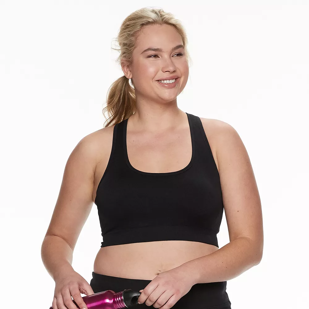 Plus Size Tek Gear® Seamless Low-Impact Sports Bra 2 Plus Size Tek Gear® Seamless Low-Impact Sports Bra - Image 2