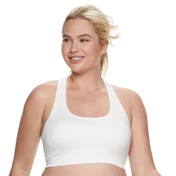 Plus Size Tek Gear® Seamless Low-Impact Sports Bra 34 Plus Size Tek Gear® Seamless Low-Impact Sports Bra -Casual Wear Hub 3548821 New White