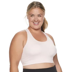 Plus Size Tek Gear® Seamless Low-Impact Sports Bra 25 Plus Size Tek Gear® Seamless Low-Impact Sports Bra -Casual Wear Hub 3548821 Pink Layer