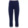 Women's Tek Gear® Essential High-Waisted Capri Leggings -Casual Wear Hub 3977494 Navy Romance