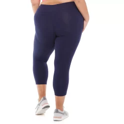 Plus Size Tek Gear® Essential High-Waisted Capri Leggings -Casual Wear Hub 4215123 ALT