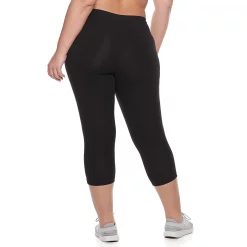 Plus Size Tek Gear® Essential High-Waisted Capri Leggings -Casual Wear Hub 4215123 ALT3