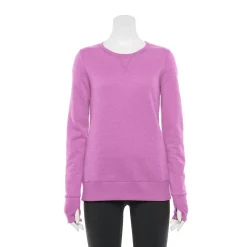 Women's Tek Gear® Ultrasoft Fleece Crewneck Sweatshirt -Casual Wear Hub 4302798 Lavender Maypop
