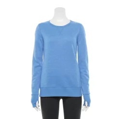 Women's Tek Gear® Ultrasoft Fleece Crewneck Sweatshirt -Casual Wear Hub 4302798 New Periwinkle
