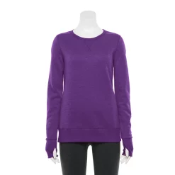 Women's Tek Gear® Ultrasoft Fleece Crewneck Sweatshirt -Casual Wear Hub 4302798 Orchid Gazebo