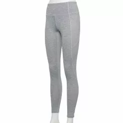 Women's Tek Gear® High-Waisted Pocket Leggings -Casual Wear Hub 4490797 Gray Heather