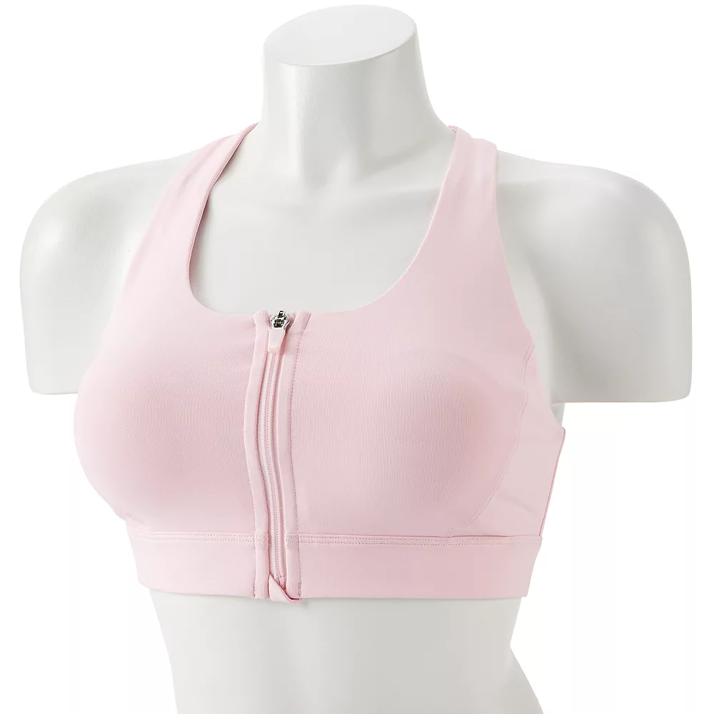 Tek Gear® Zip-Front Medium-Impact Sports Bra 16 Tek Gear® Zip-Front Medium-Impact Sports Bra - Image 16