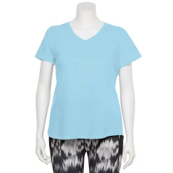 Plus Size Tek Gear® Core V-Neck Tee -Casual Wear Hub 4998289 Baron Rver