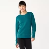 Women's Tek Gear® Ultrasoft Fleece Sweatshirt -Casual Wear Hub 5011252 Night Life Teal 1