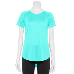 Women's Tek Gear® Performance Core Crewneck Tee -Casual Wear Hub 5015168 Aqua Crystal
