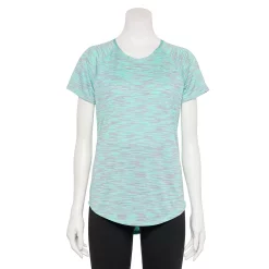Women's Tek Gear® Performance Core Crewneck Tee -Casual Wear Hub 5015168 Aqua Spacedye
