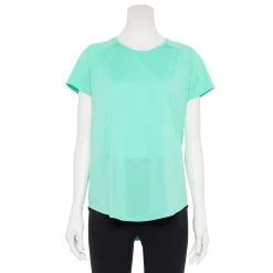 Women's Tek Gear® Performance Core Crewneck Tee -Casual Wear Hub 5015168 Aqua Stone