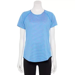 Women's Tek Gear® Performance Core Crewneck Tee -Casual Wear Hub 5015168 Blue Spacedye