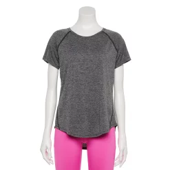 Women's Tek Gear® Performance Core Crewneck Tee -Casual Wear Hub 5015168 Charcoal