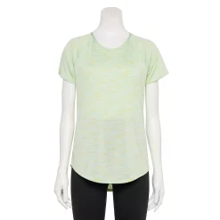 Women's Tek Gear® Performance Core Crewneck Tee -Casual Wear Hub 5015168 Medium Mint Spacedye