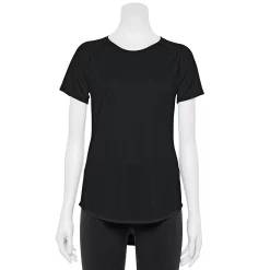 Women's Tek Gear® Performance Core Crewneck Tee -Casual Wear Hub 5015168 Mineral Black