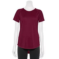 Women's Tek Gear® Performance Core Crewneck Tee -Casual Wear Hub 5015168 Night Sangria