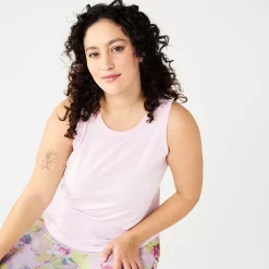 Women's Tek Gear® Core Crewneck Tank -Casual Wear Hub 5019963 Adoring Lilac